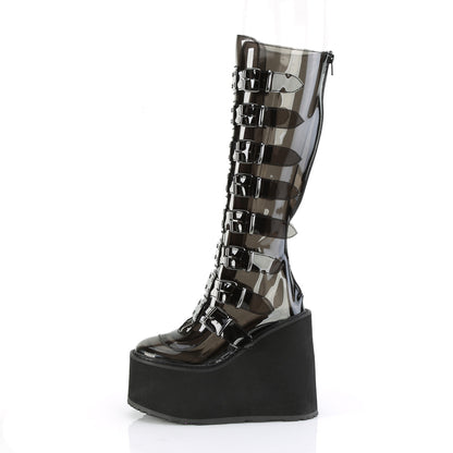 DemoniaCult  Boots SWING-815C Smoke TPU
