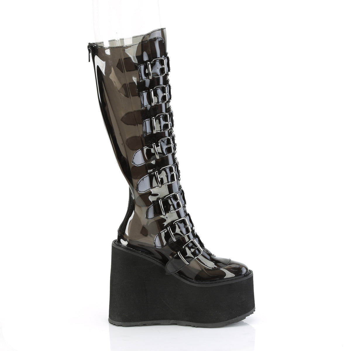 DemoniaCult  Boots SWING-815C Smoke TPU