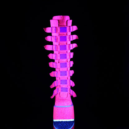 DemoniaCult  Boots SWING-815UV Pink Glitter