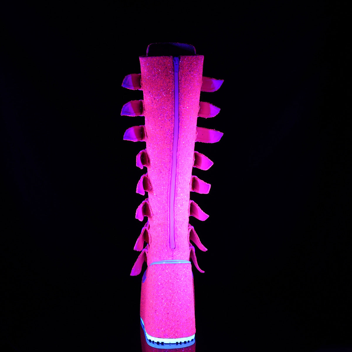 DemoniaCult  Boots SWING-815UV Pink Glitter