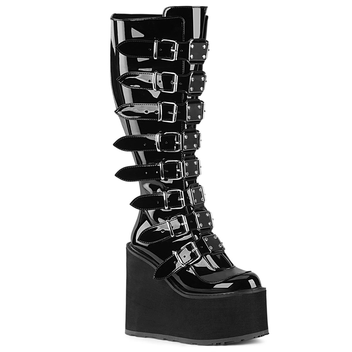 DemoniaCult  Boots SWING-815WC Blk Pat