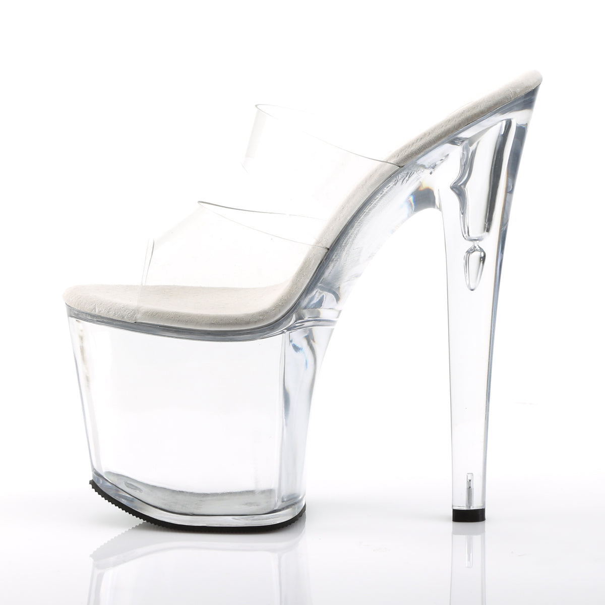 Pleaser Womens Sandals TABOO-702 Clr/Clr