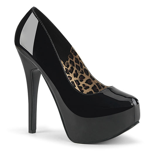 Bordello Womens Pumps TEEZE-06 Blk Pat