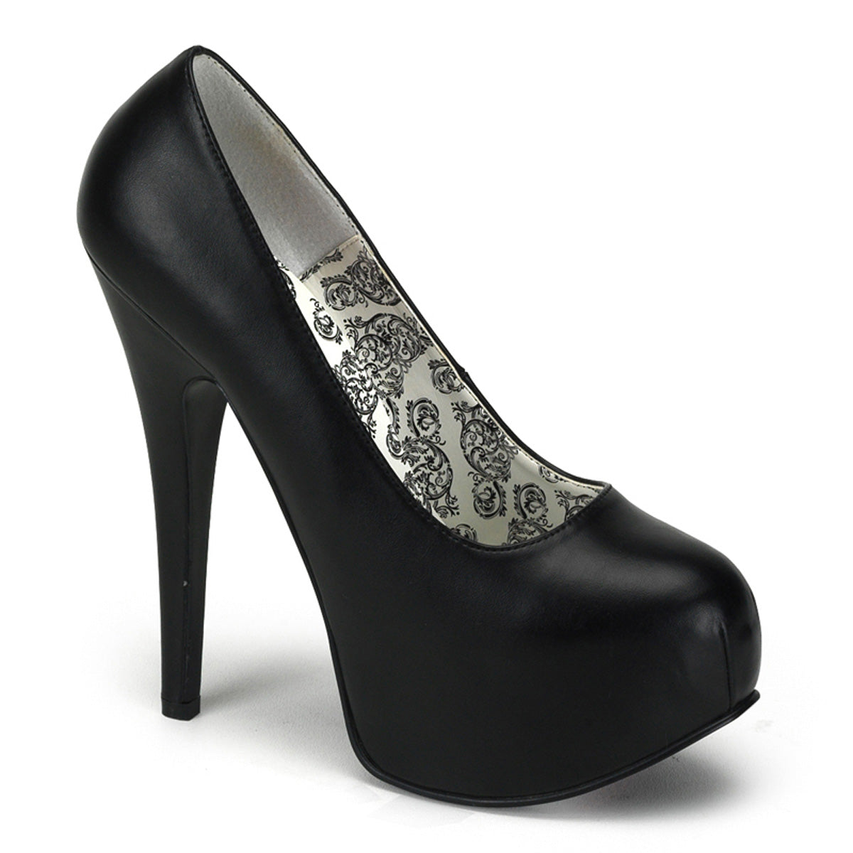 Bordello Womens Pumps TEEZE-06 Blk Pu