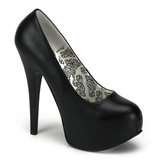 Bordello Womens Pumps TEEZE-06 Blk Pu