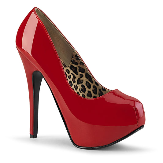 Bordello Womens Pumps TEEZE-06 Red Pat