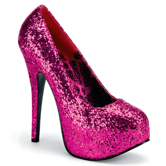Bordello Womens Pumps TEEZE-06G H. Pink Gltr