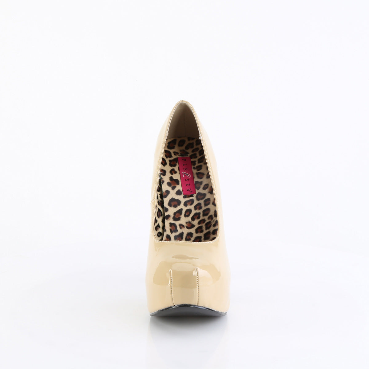 Pleaser Pink Label Womens Pumps TEEZE-06W Cream Pat