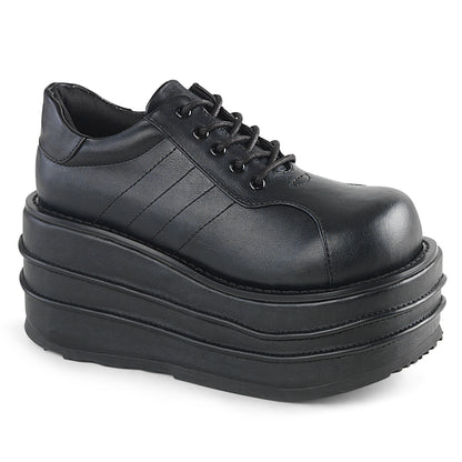 DemoniaCult Mens Boots TEMPO-08 Blk Vegan Leather
