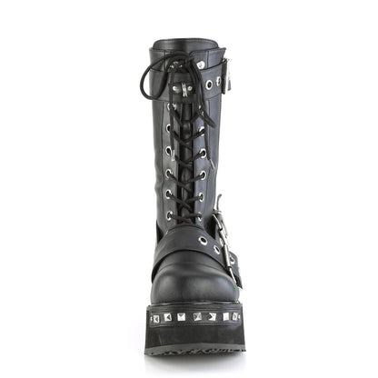 DemoniaCult Mens Boots TRASHVILLE-250 Blk Vegan Leather