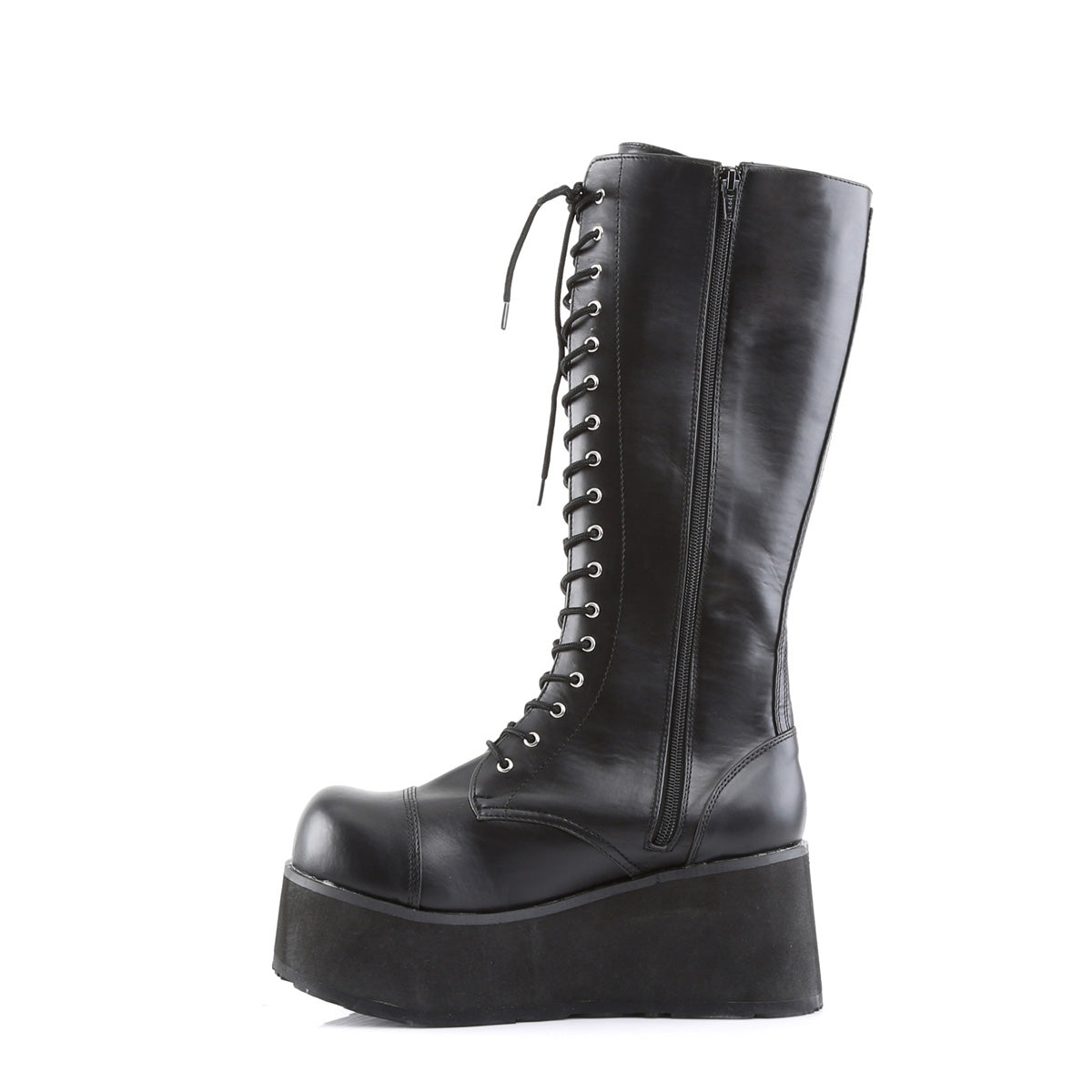 DemoniaCult Mens Boots TRASHVILLE-502 Blk Vegan Leather