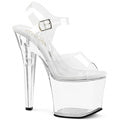 Pleaser Womens Sandals TREASURE-708RAD Clr/Clr