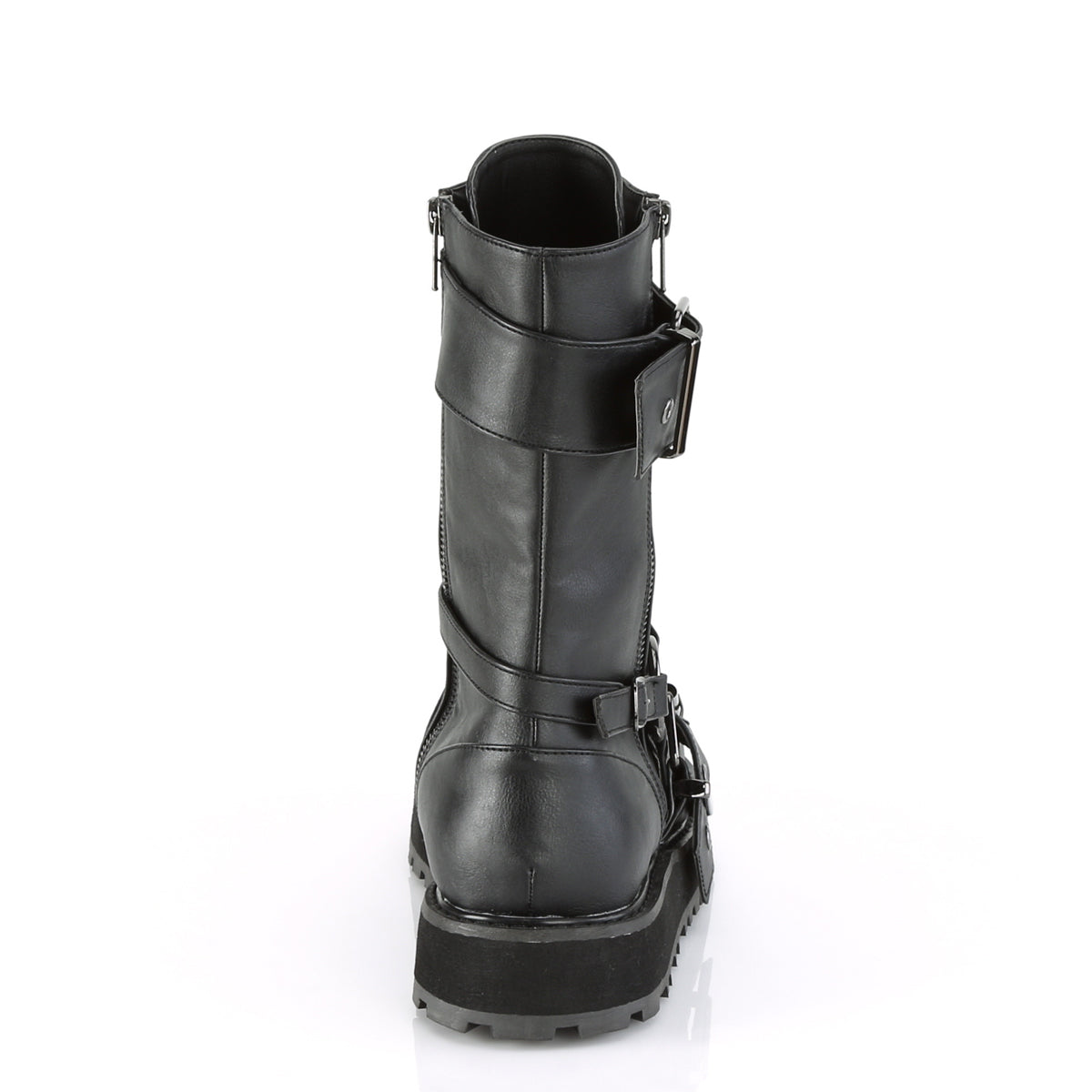 DemoniaCult Mens Boots VALOR-220 Blk Vegan Leather