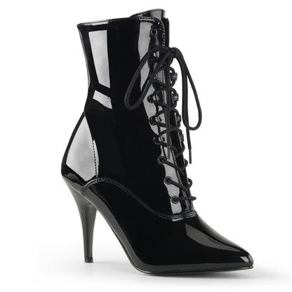 Pleaser Womens Ankle Boots VANITY-1020 Blk Pat