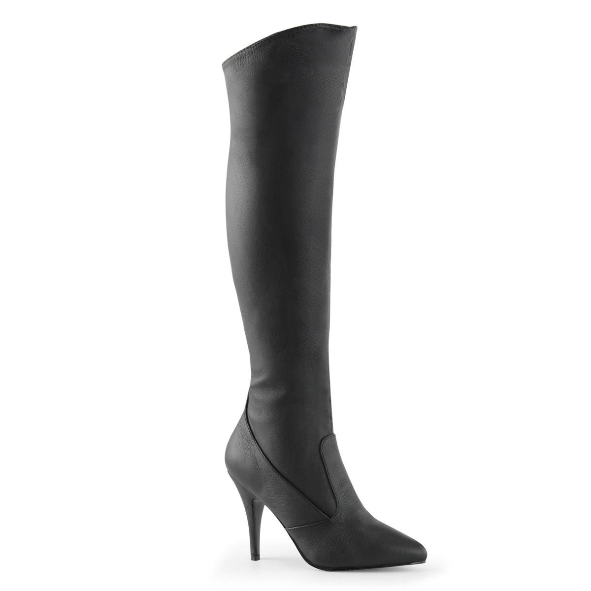 Pleaser Womens Boots VANITY-2013 Blk Leather