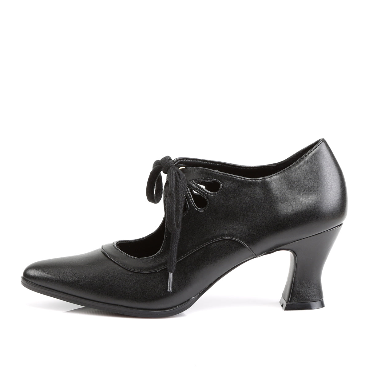 Funtasma Womens Ankle Boots VICTORIAN-03 Blk Pu
