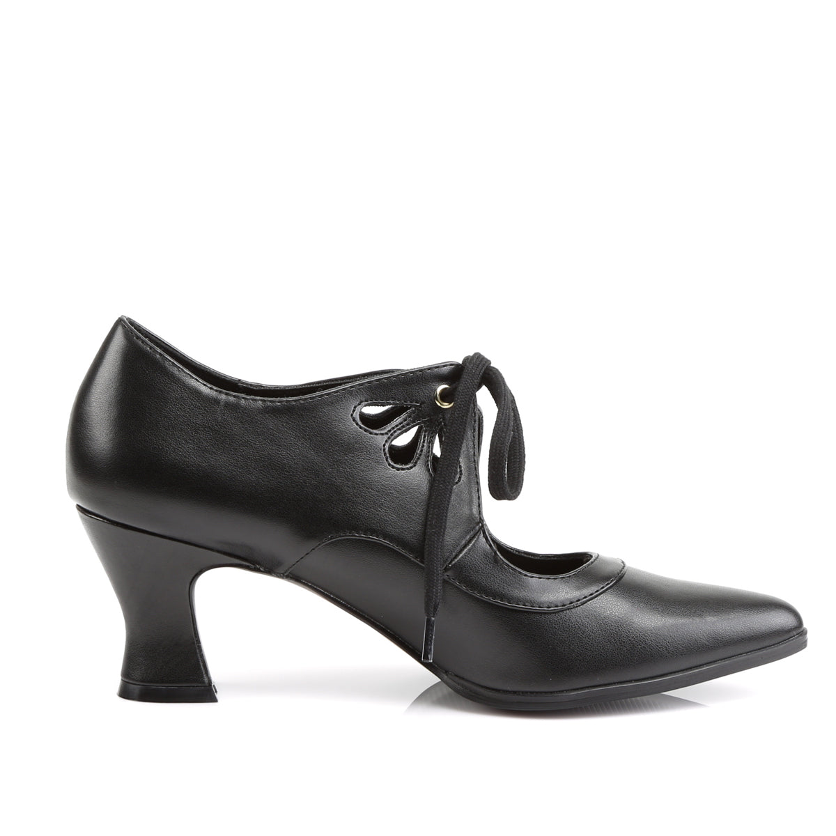 Funtasma Womens Ankle Boots VICTORIAN-03 Blk Pu