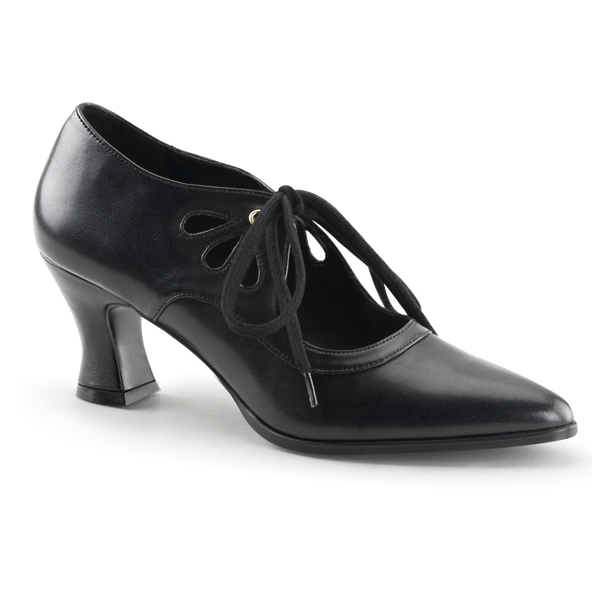 Funtasma Womens Ankle Boots VICTORIAN-03 Blk Pu