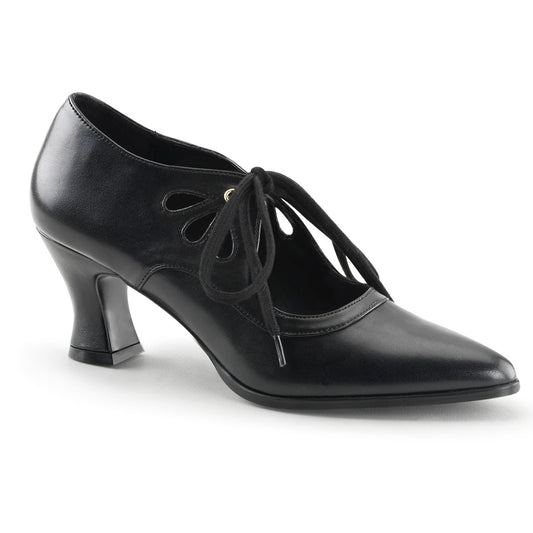 Funtasma Womens Ankle Boots VICTORIAN-03 Blk Pu