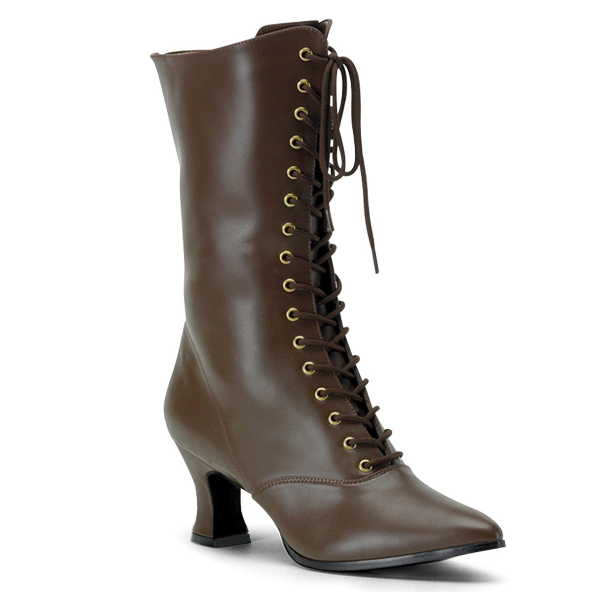 Funtasma Womens Ankle Boots VICTORIAN-120 Brown Pu