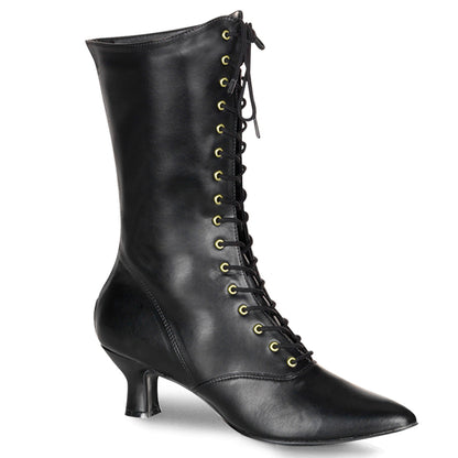Funtasma Womens Ankle Boots VICTORIAN-120 Blk Pu