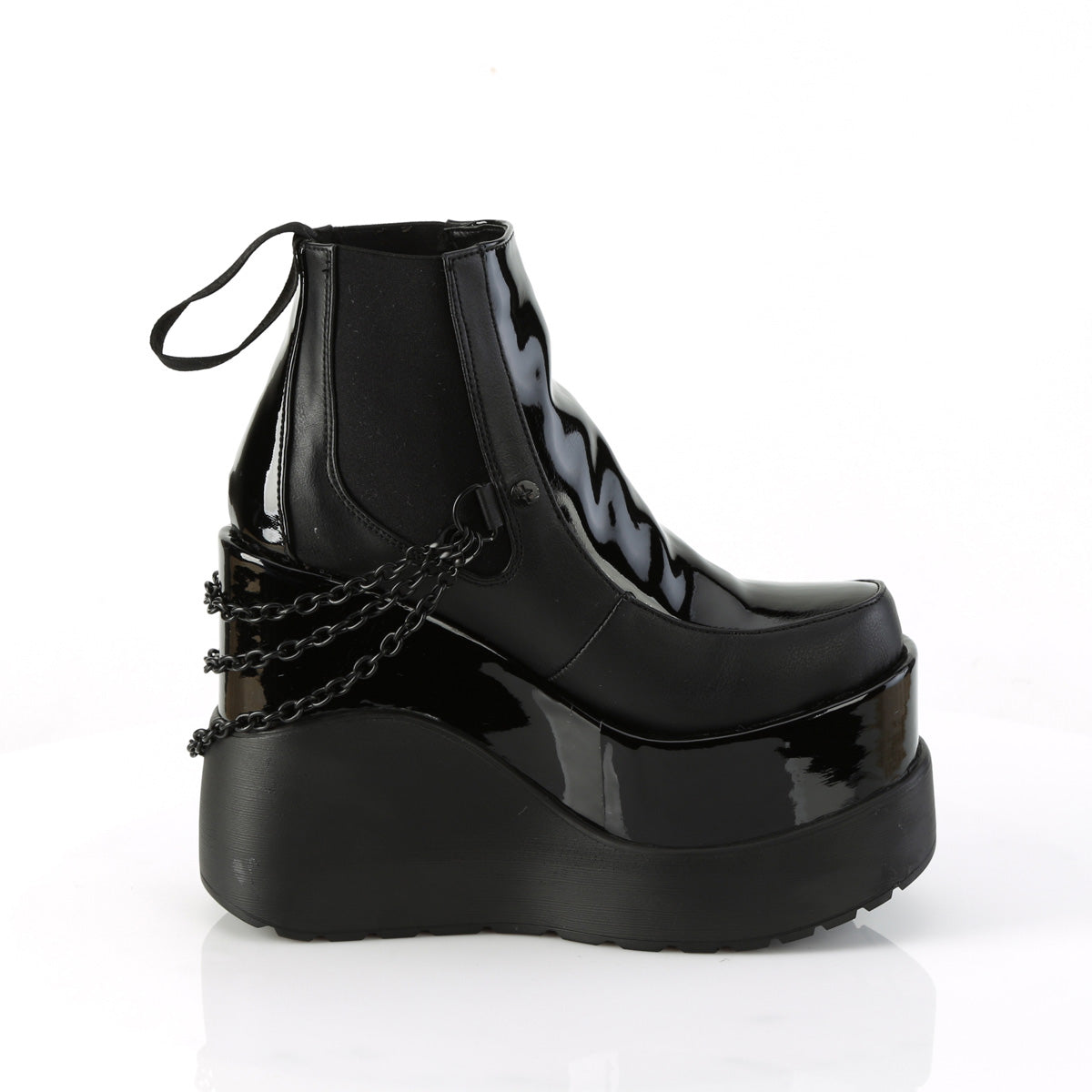 DemoniaCult  Ankle Boots VOID-50 Blk Pat