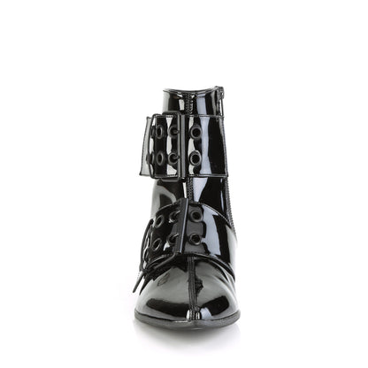 DemoniaCult Mens Boots WARLOCK-55 Blk Pat