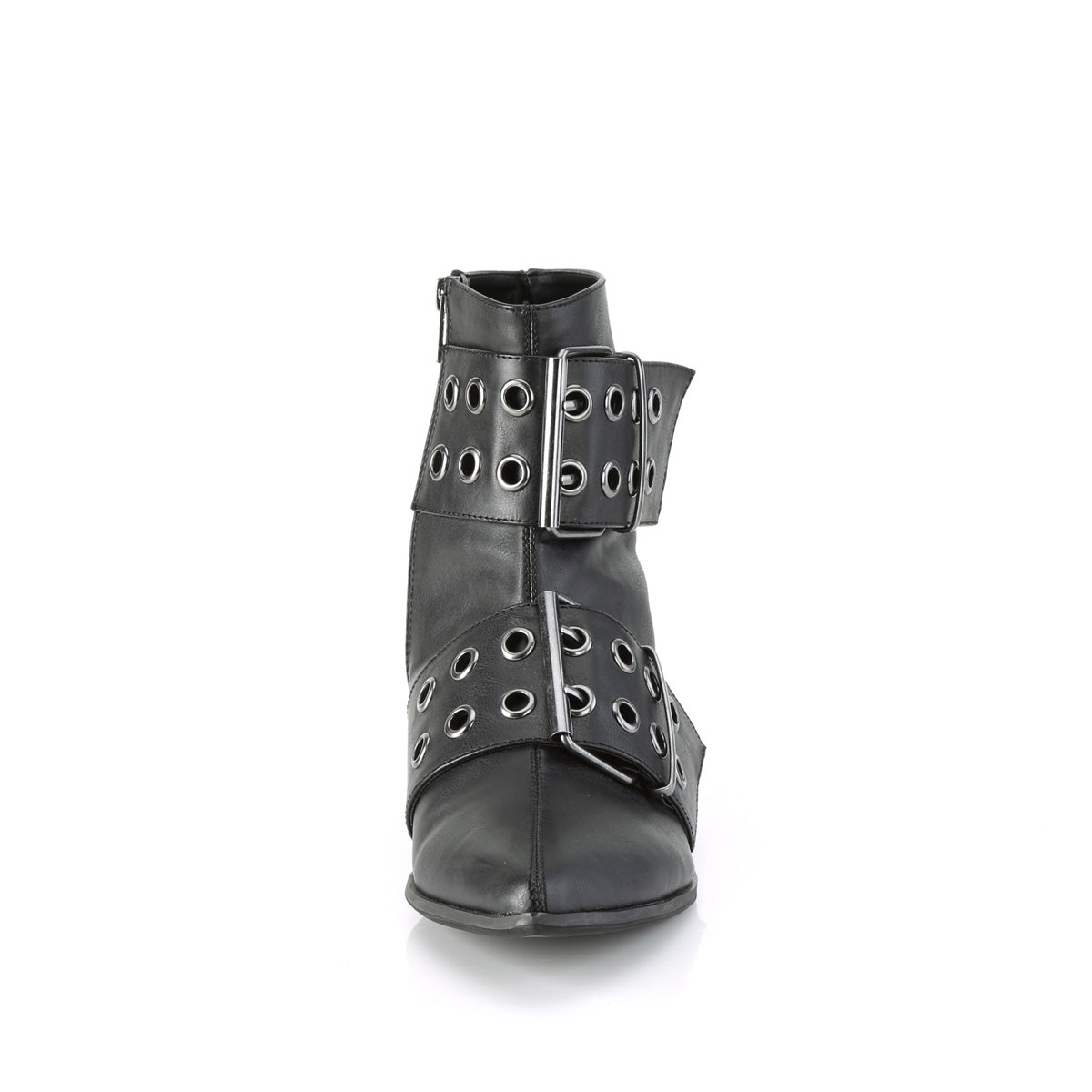 DemoniaCult Mens Boots WARLOCK-55 Blk Vegan Leather