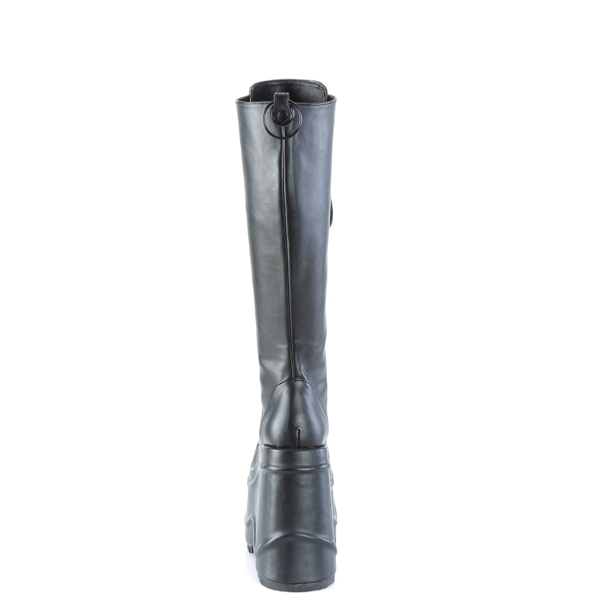DemoniaCult Womens Boots WAVE-200 Blk Vegan Leather