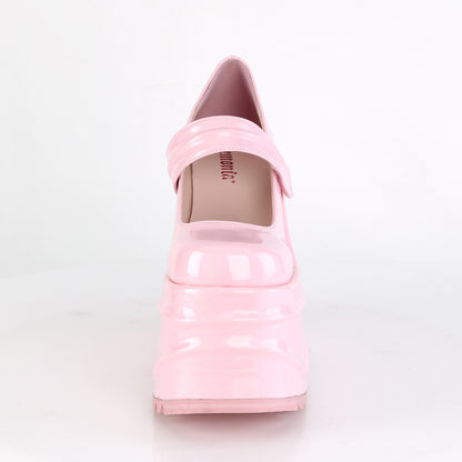 DemoniaCult Womens Pumps WAVE-32 B. Pink Hologram