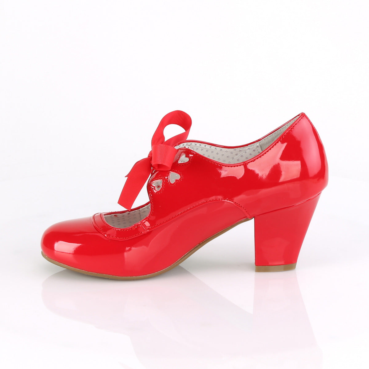 Pin Up Couture Womens Pumps WIGGLE-32 Red Pat