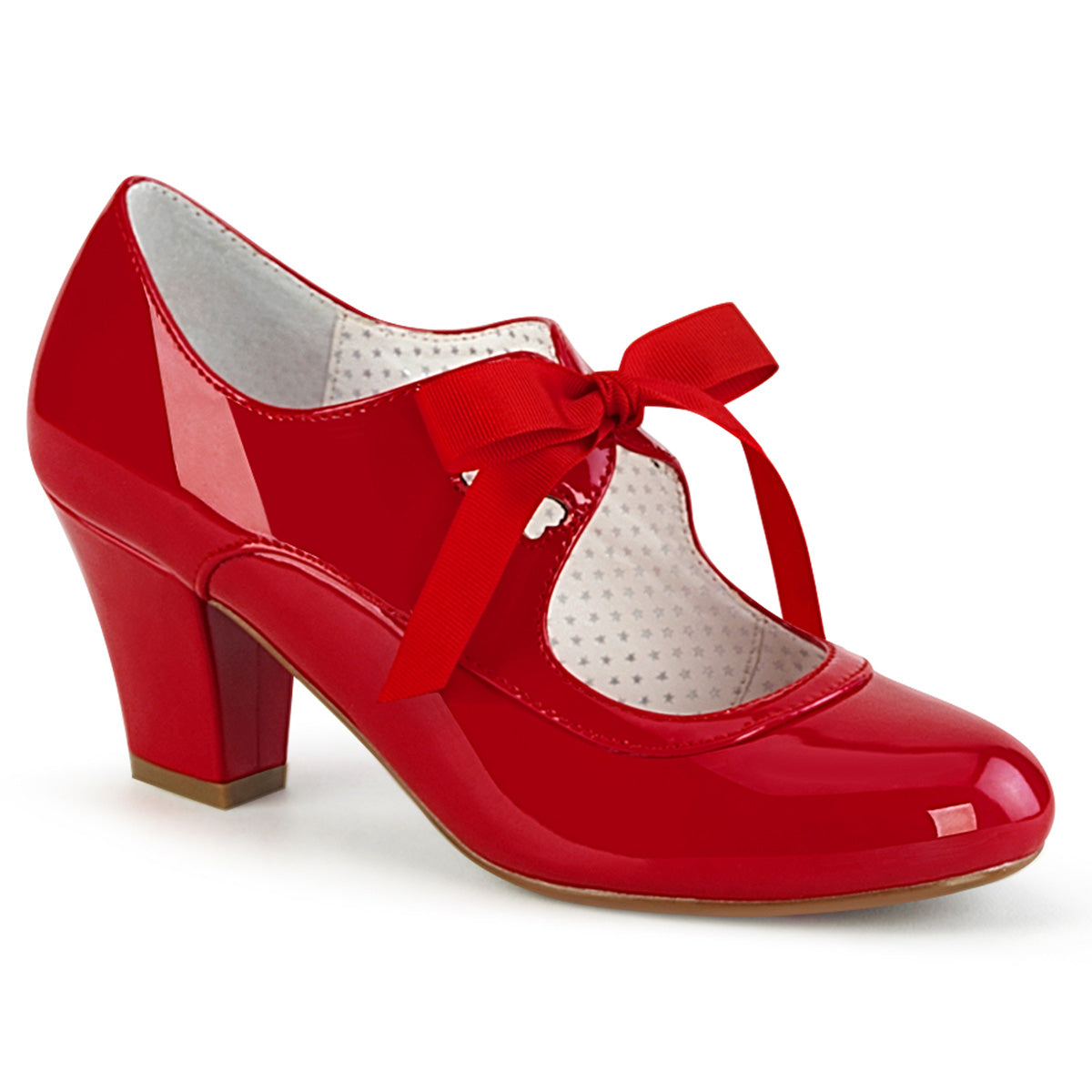 Pin Up Couture Womens Pumps WIGGLE-32 Red Pat