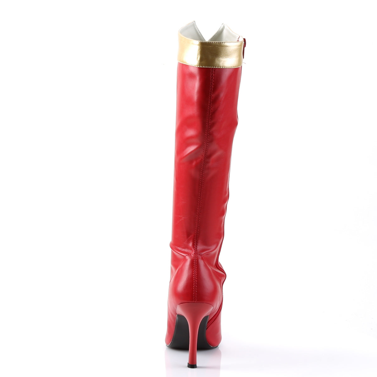Funtasma Womens Boots WONDER-130 Red-Gold Str Pu