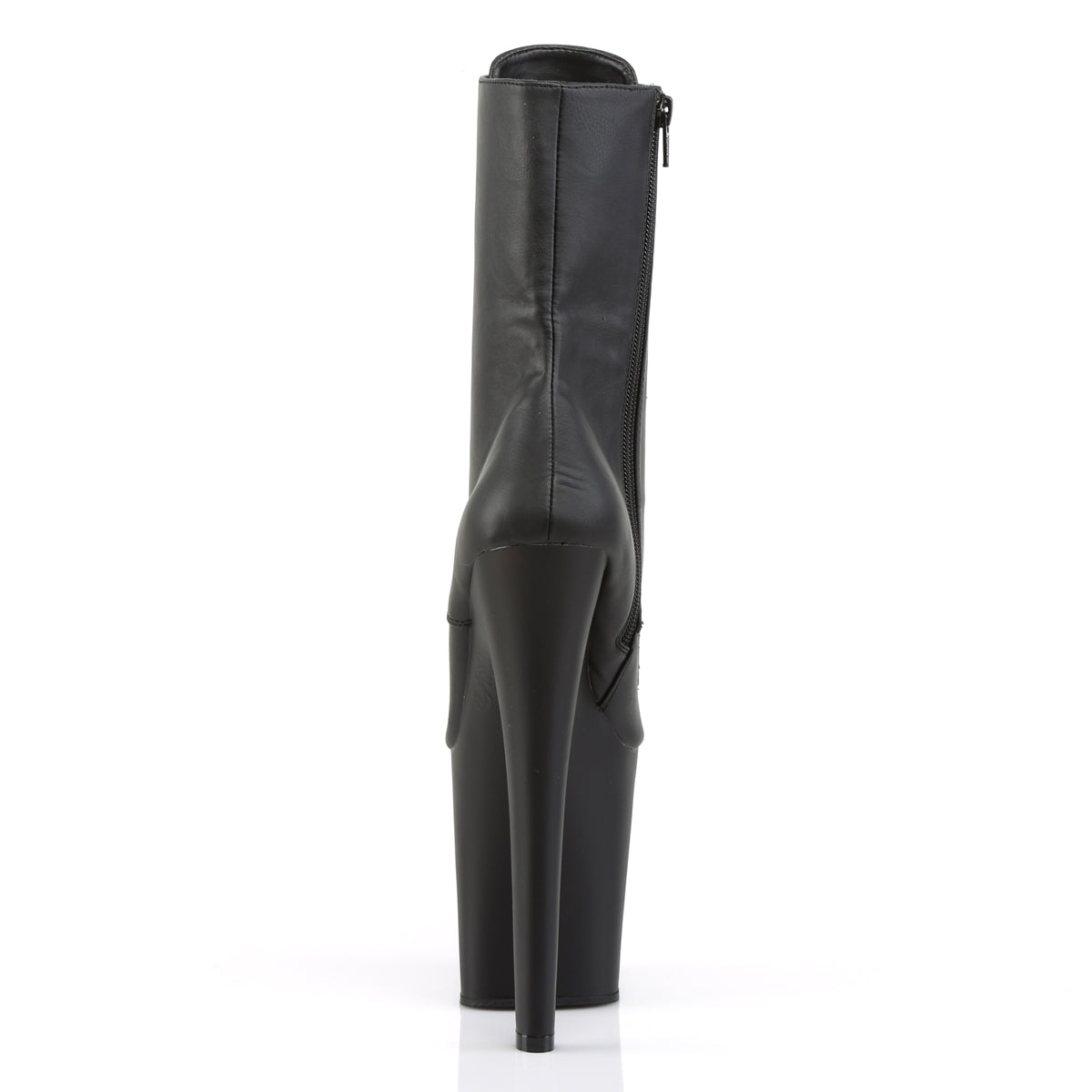 Pleaser Womens Ankle Boots XTREME-1020 Blk Faux Leather/Blk Matte
