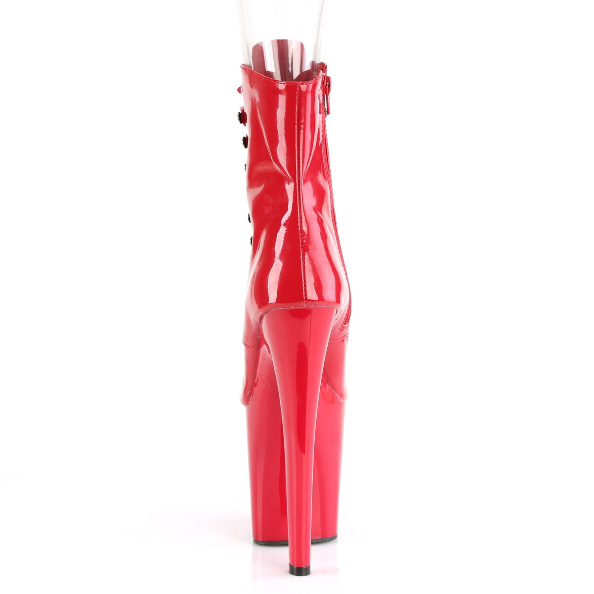 Pleaser Womens Ankle Boots XTREME-1021 Red Pat/Red