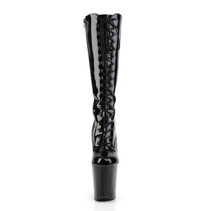 Pleaser Womens Boots XTREME-2020 Blk Pat/Blk