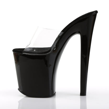 Pleaser Womens Sandals XTREME-801 Clr/Blk