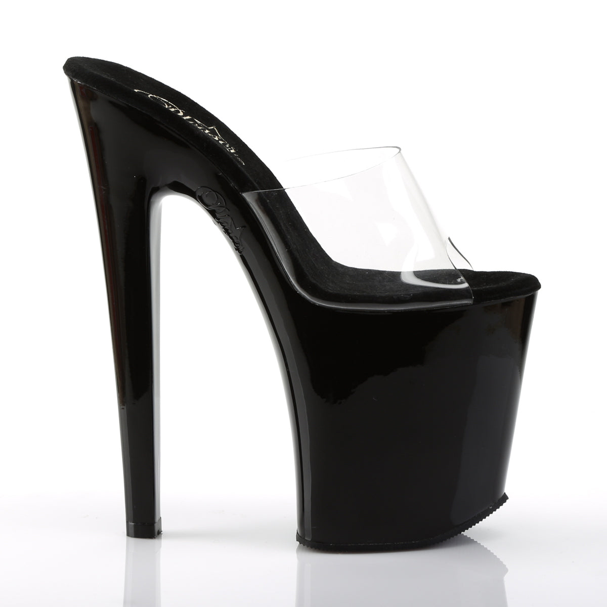 Pleaser Womens Sandals XTREME-801 Clr/Blk