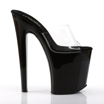 Pleaser Womens Sandals XTREME-801 Clr/Blk