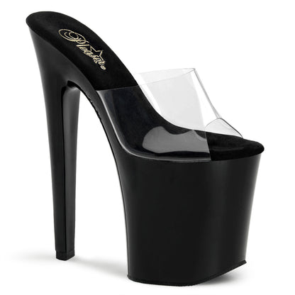 Pleaser Womens Sandals XTREME-801 Clr/Blk