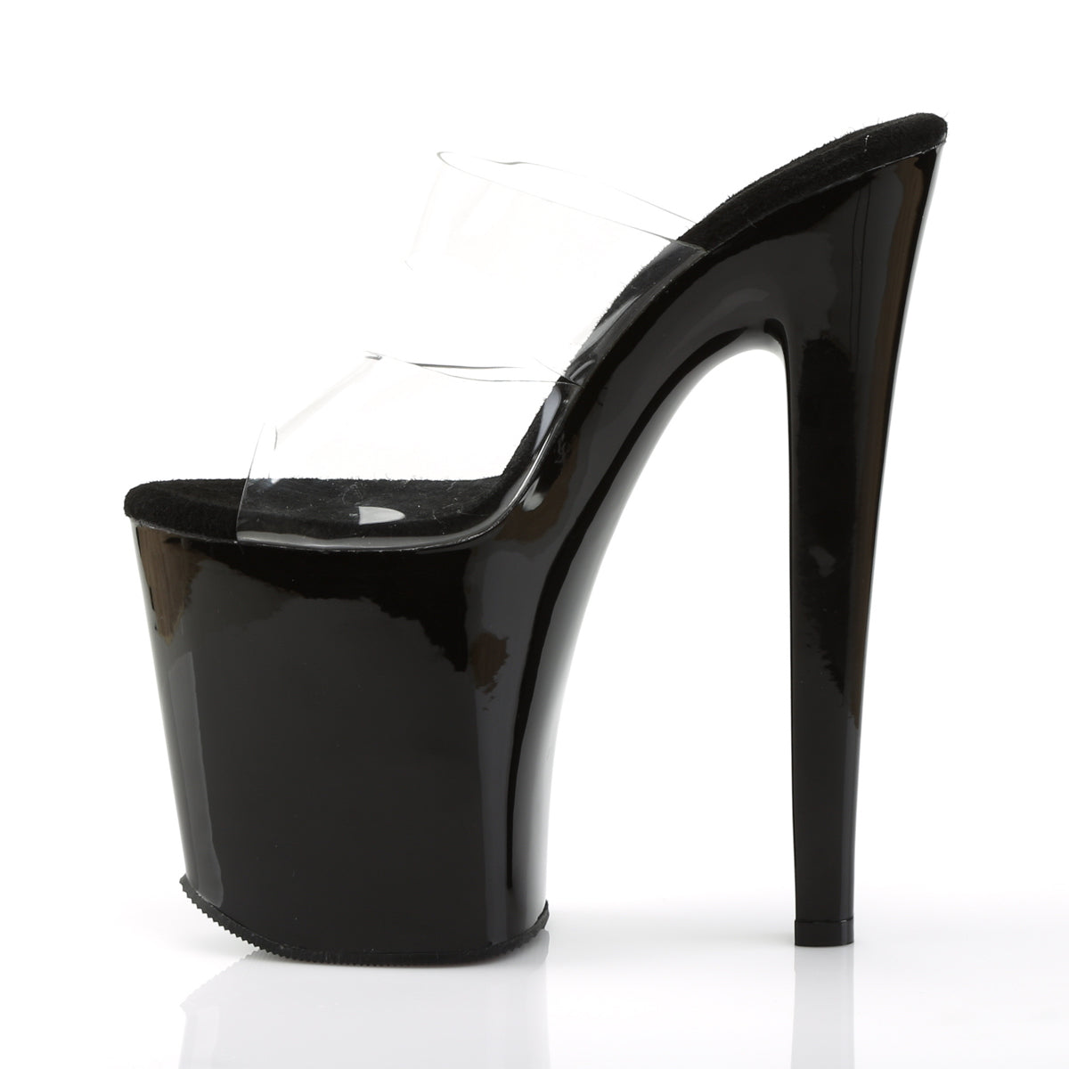 Pleaser Womens Sandals XTREME-802 Clr/Blk