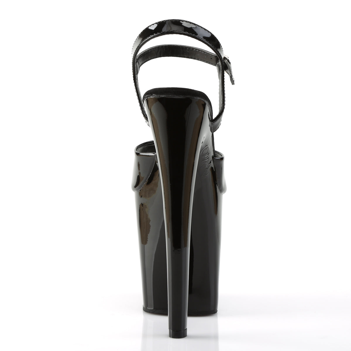 Pleaser Womens Sandals XTREME-809 Blk Pat/Blk